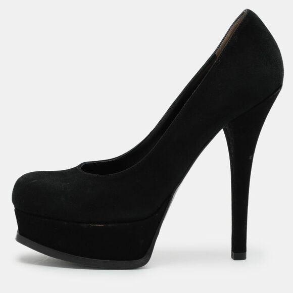Fendi Black Suede Fendista Platform Pumps Size 39,New Products : American Fashion Style Bags On Sale